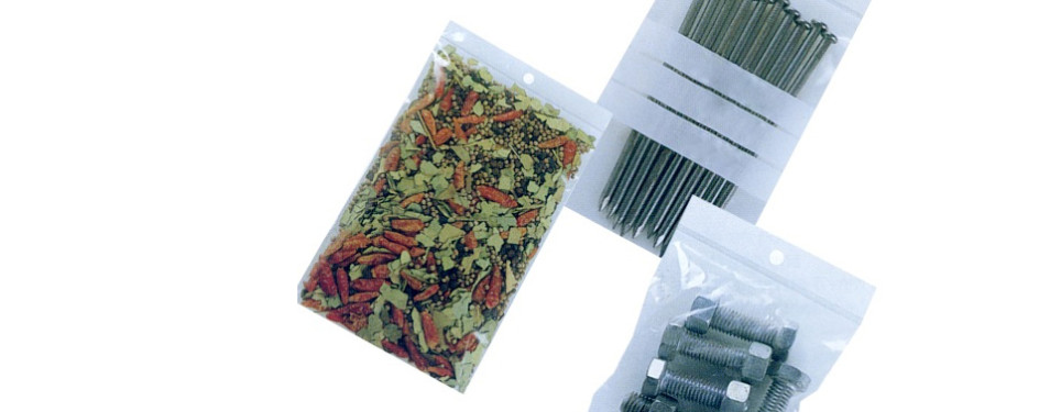 Ziplock bags used in industry